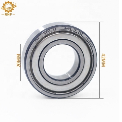 P5 GCr15 Aço cromado 6004 Rolamento de esferas de ranhura profunda 20*42*12 mm com vedações 2RS ZZ RS