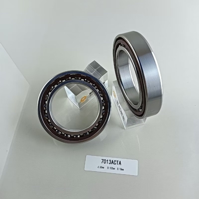 Rolamento de esferas de contacto angular de linha única 65*100*18mm 7013AC para oficinas de reparação de máquinas