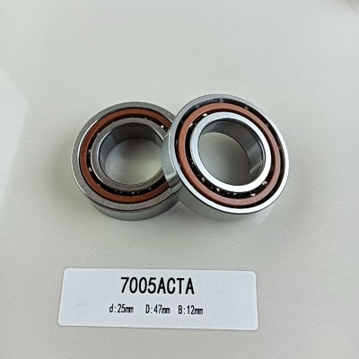 46105 Rolamentos de esferas de contacto angulares de linha única de 25*47*12 mm para máquinas de construção