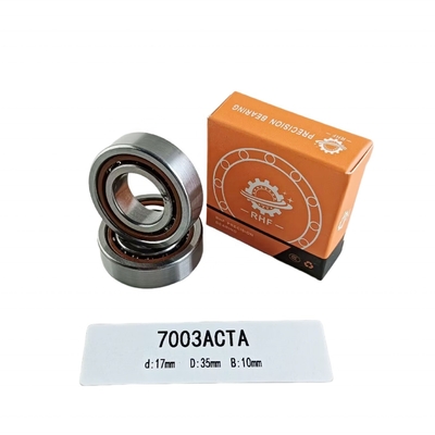 Rolamento de Esferas 7003AC Estrutura de Contato Angular para Máquinas de Automóveis 17*35*10mm
