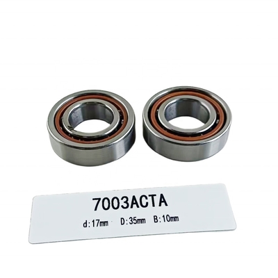 Rolamento de Esferas 7003AC Estrutura de Contato Angular para Máquinas de Automóveis 17*35*10mm
