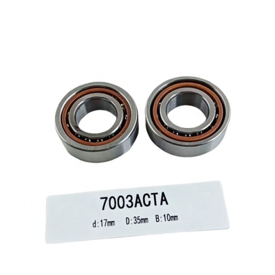 Rolamento de Esferas 7003AC Estrutura de Contato Angular para Máquinas de Automóveis 17*35*10mm