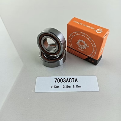 Rolamento de Esferas 7003AC Estrutura de Contato Angular para Máquinas de Automóveis 17*35*10mm
