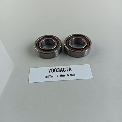 Rolamento de Esferas 7003AC Estrutura de Contato Angular para Máquinas de Automóveis 17*35*10mm