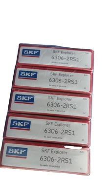 Rolamentos de esferas de ranhuras profundas de linha única 6305 6306 2RS para restaurantes e tipografias