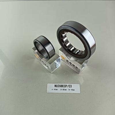 NU/NJ/NF208ECP Rolamentos cilíndricos 40*80*18 mm para a indústria farmacêutica