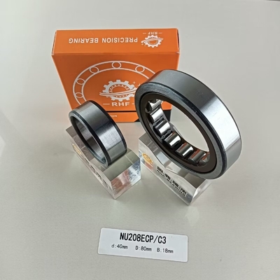 NU/NJ/NF208ECP Rolamentos cilíndricos 40*80*18 mm para a indústria farmacêutica
