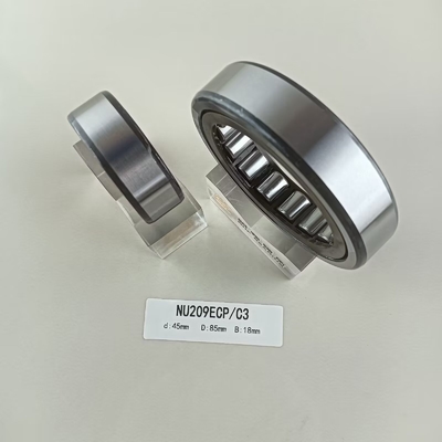 Rolamentos de rolos cilíndricos para máquinas pesadas de linha única 45*85*19 mm NU/NJ/NF209ECP