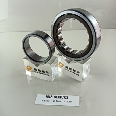 Estrutura cilíndrica Long Life NU/NJ/NF210ECP Rolamento de rolos de linha única 50*90*20mm