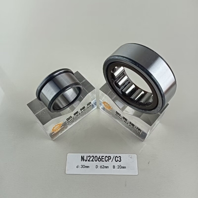 Classificação de precisão P0 P2 P4 P5 P6 NU/NJ/NF2206ECP Rolamento cilíndrico 30*62*20mm