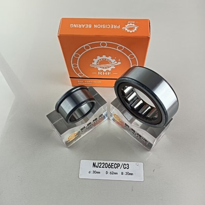 Classificação de precisão P0 P2 P4 P5 P6 NU/NJ/NF2206ECP Rolamento cilíndrico 30*62*20mm