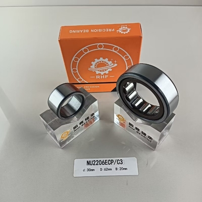 Classificação de precisão P0 P2 P4 P5 P6 NU/NJ/NF2206ECP Rolamento cilíndrico 30*62*20mm
