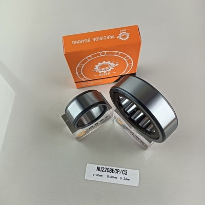 Acero cromado Gcr15 NU/NJ/NF2208ECP Rolamentos cilíndricos 40*80*23mm para uso industrial