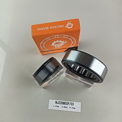 Acero cromado Gcr15 NU/NJ/NF2208ECP Rolamentos cilíndricos 40*80*23mm para uso industrial
