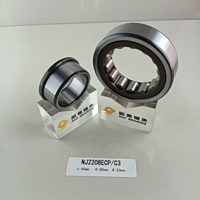 Acero cromado Gcr15 NU/NJ/NF2208ECP Rolamentos cilíndricos 40*80*23mm para uso industrial