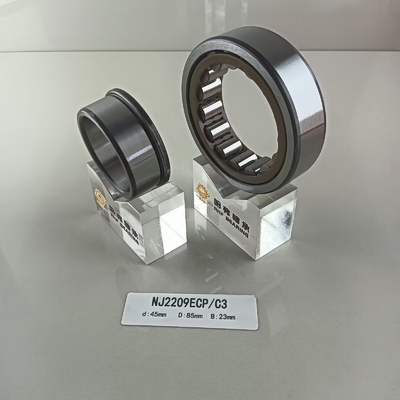 45*85*23mm NU/NJ/NF2209ECP Rolamentos cilíndricos para máquinas de construção