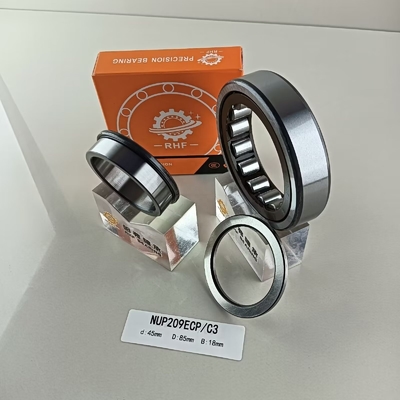 Rolamentos cilíndricos de linha única NUP209ECP 45*85*19mm para máquinas agrícolas